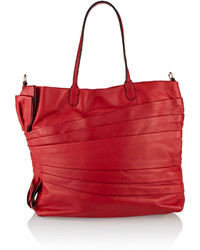Valentino Pleated Leather Tote