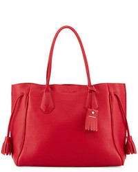 Longchamp Pnlope Leather Tote Bag