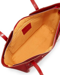 Hobo Ramonna Leather Tote Bag Red