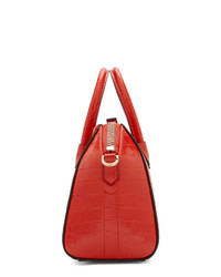 Givenchy Red Croc Mini Antigona Bag