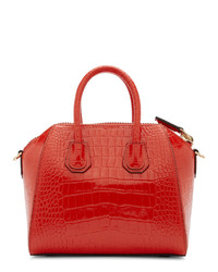 Givenchy Red Croc Mini Antigona Bag