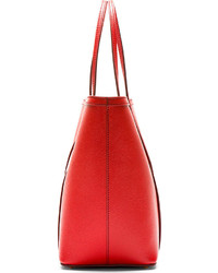 Dolce & Gabbana Red Leather Tote Bag