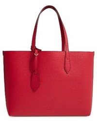 Burberry Reversible Leather Tote Red