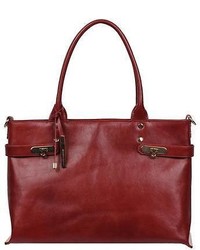 Wilsons Leather Roma Leather Tote W Side Locks
