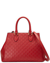 Gucci Signature Top Handle Tote Bag