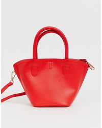 Oasis Structured Cross Body Bag In Red