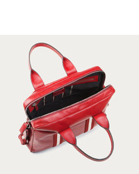 Bally Tedal Medium Red Leather Tote Bag