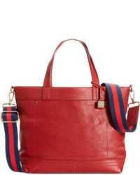 Tommy Hilfiger Th Signature Leather Convertible Tote