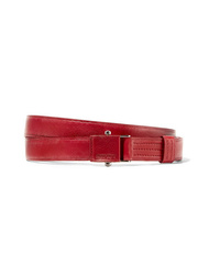 Miu Miu Textured Leather Waist Belt