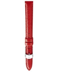 Michele 12mm Leather Watch Strap