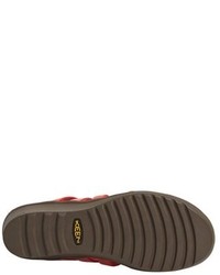 Keen Victoria Leather Wedge Sandal