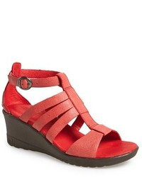 Keen Victoria Leather Wedge Sandal