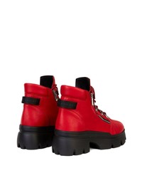 Giuseppe Zanotti Apocalypse Trek Leather Ankle Boots