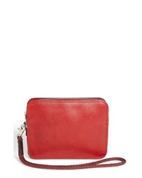 Alexander McQueen Multifunction Leather Case Red One Size