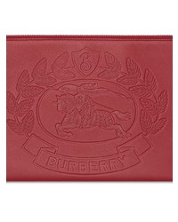 Burberry Crest Logo Clutch Bag