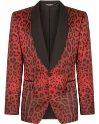 Dolce & Gabbana Leopard Print Blazer