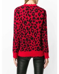 R13 Leopard Knit Sweater