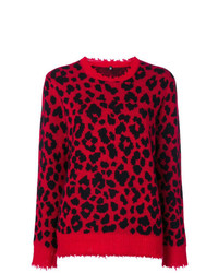 R13 Leopard Knit Sweater