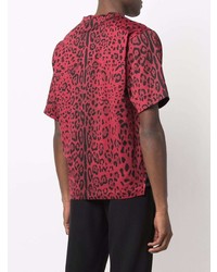 Dolce & Gabbana Leopard Print Short Sleeve T Shirt