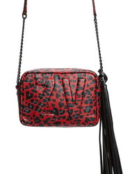 Zadig & Voltaire Extra Small Boxy Initials Leopard Print Leather Crossbody Shop