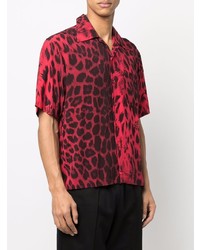 Aries Leopard Print Shirt