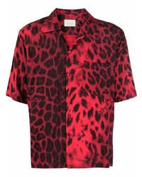 Aries Leopard Print Shirt