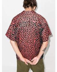 WTAPS Night Vision Leopard Print Short Sleeve Shirt