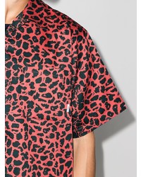 WTAPS Night Vision Leopard Print Short Sleeve Shirt
