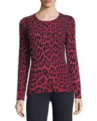 Red Leopard Sweater