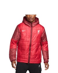 Nike Red Liverpool Synthetic Full Zip Jacket At Nordstrom