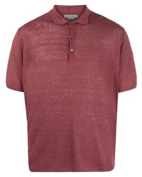 Corneliani Knitted Linen Polo Shirt