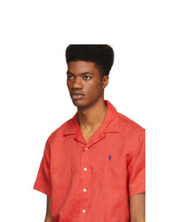 Polo Ralph Lauren Red Camp Short Sleeve Shirt
