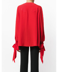 Givenchy Bow Tied Sleeve Blouse