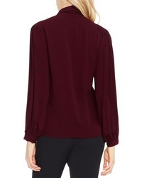 Vince Camuto Long Sleeve Tie Neck Blouse