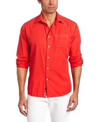 Benson Poplin Solid Long Sleeve Woven Shirt