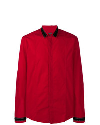 Les Hommes Contrasting Collar And Cuffs Shirt