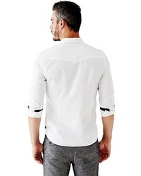GUESS Cypress Long Sleeve Western Slim Fit Shirt