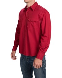 Pendleton Gambler Gabardine Wool Shirt Button Front Long Sleeve