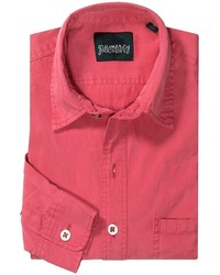 Gramercy Foundry Silk Cotton Shirt Trim Fit Long Sleeve