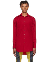 Theophilio Red Cotton Shirt