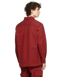 Marc Jacobs Heaven Red Heaven By Marc Jacobs Oversize Work Shirt