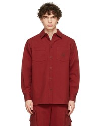 Marc Jacobs Heaven Red Heaven By Marc Jacobs Oversize Work Shirt