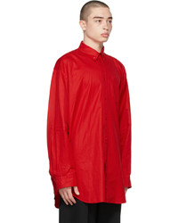 Balenciaga Red One Size Shirt