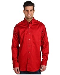 Ariat Solid Twill Shirt Long Sleeve Button Up