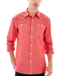 jcpenney St Johns Bay Long Sleeve Chambray Shirt