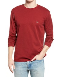 TEXAS STANDARD Long Sleeve Cotton T Shirt In Red At Nordstrom