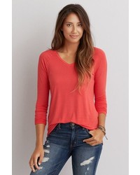 American Eagle Outfitters O Long Sleeve Jegging T Shirt