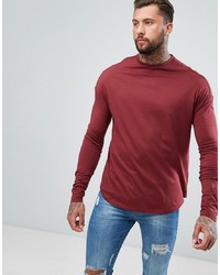 ASOS DESIGN Oversized Long Sleeve T Shirt With Slim Arm