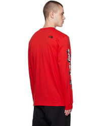 The North Face Red Lunar New Year Long Sleeve T Shirt