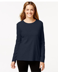 Style&co. Style Co Crew Neck Top Only At Macys